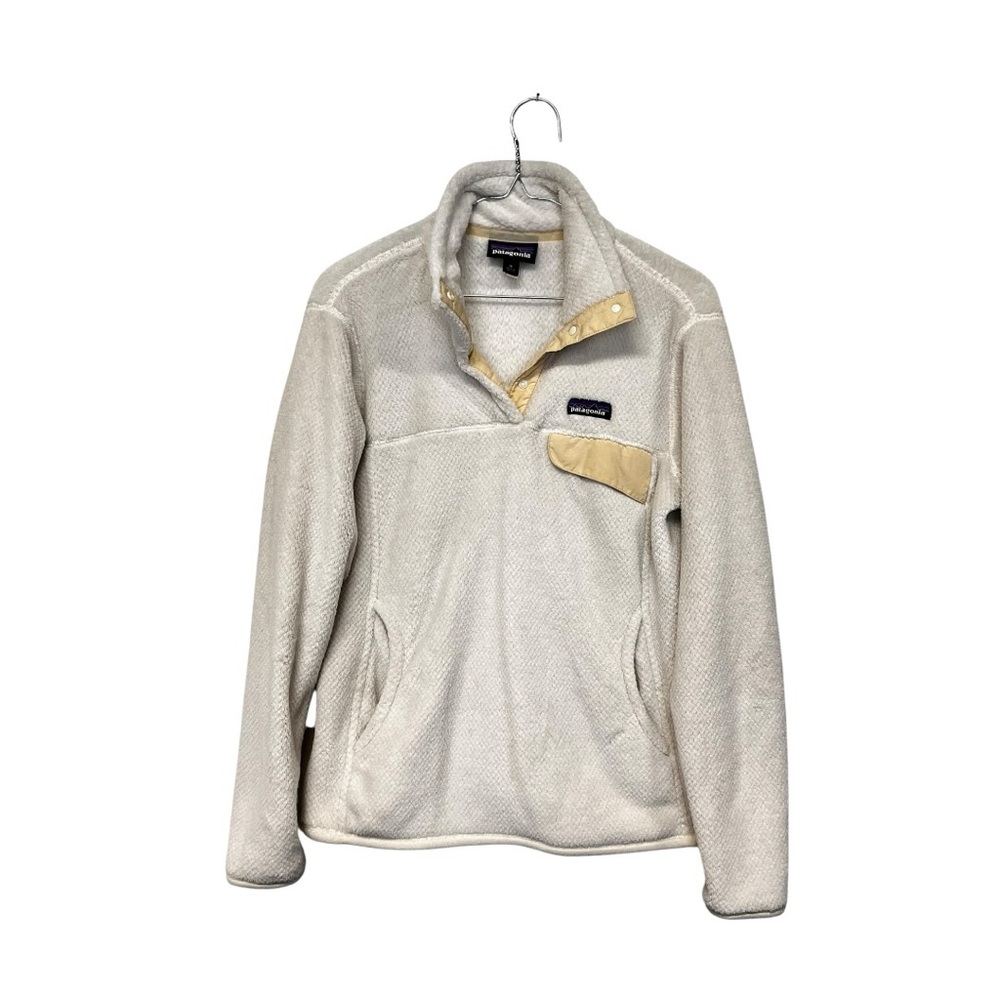 Patagonia | Re Tool Snap T Fleece Pullover Cream‎ M - Picture 4 of 8